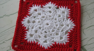 How to knit a square crochet