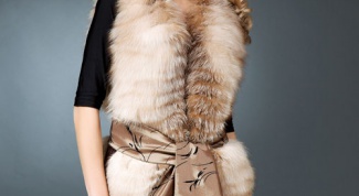 How to sew a fur vest