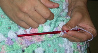 How to knit a column with nakida