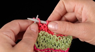 How to knit elongated loop