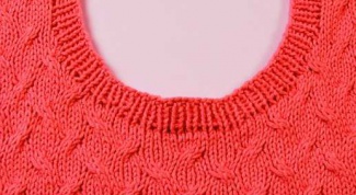Как вязать горловину свитера