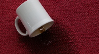 How to remove stains from the carpet
