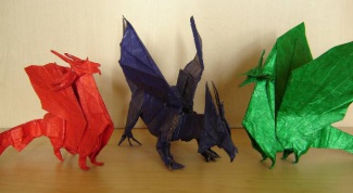 Как сделать бумажного дракона