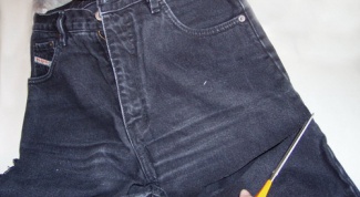 Как сделать из старых джинс юбку