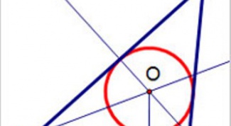 How to construct a circle inscribed in a triangle