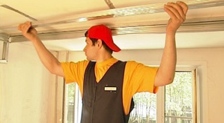 Как сделать навесной потолок из гипсокартона
