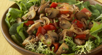 Как приготовить грибной салат
