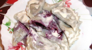 How to cook dumplings with blueberries