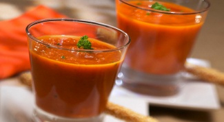 Как приготовить холодный томатный крем-суп