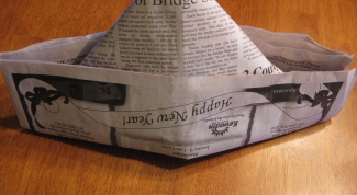 Как сделать шляпу из газеты