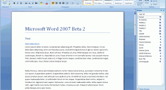 How to make a header in word
