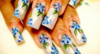 How to draw on the nails drawings photo
