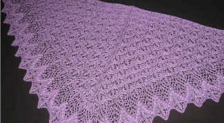 How to tie a shawl