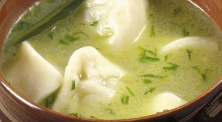 How to cook dumplings with broth