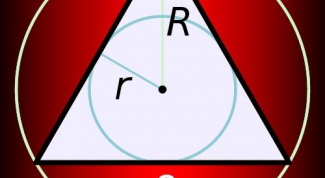 Как вычислить радиус вписанной окружности в треугольник