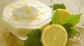 Как приготовить десерт со сливками и лимоном