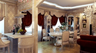 Оформление интерьера гостиной в классическом стиле