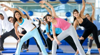 The types of group classes in the fitness club