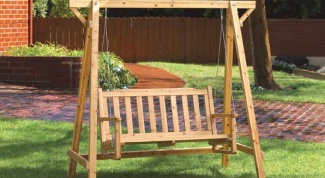 How to make a garden swing