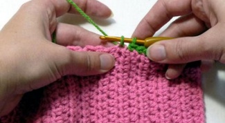 How to knit crochet neck
