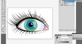 Как нарисовать векторный глаз