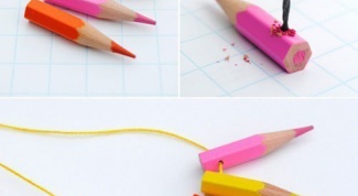 Как сделать подвеску из карандашей 