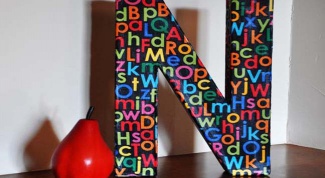 Как сделать красивые объемные буквы 