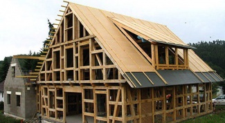 Строительство каркасного деревянного дома