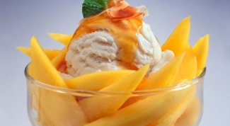 Мороженое из манго