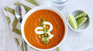 Морковный суп с имбирём