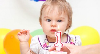How to celebrate the first birthday of the child