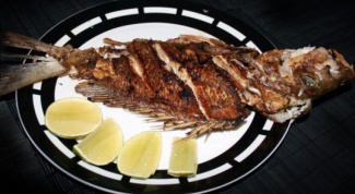 How to roast river perch in the oven