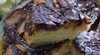 Грушево-шоколадный пирог в мультиварке