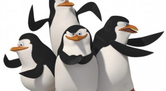 Как нарисовать пингвинов из Мадагаскара поэтапно