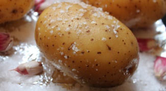 Картофель, запеченный в духовке в корочке из соли