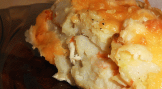 How to prepare potato casserole with minced meat