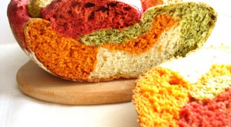 Как приготовить разноцветный овощной хлеб