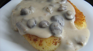 Recipe gravy with mushrooms