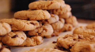 Легкое печенье с арахисовой пастой