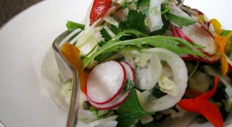 What kind of salad you can cook with radishes