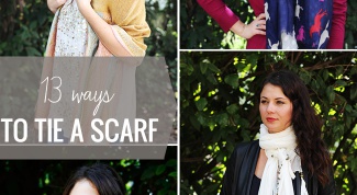 13 способов завязать шарф