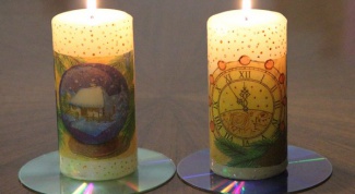 Как декорировать свечу