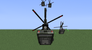 Как сделать вертолет в minecraft