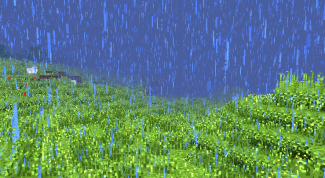 Как убрать дождь в Майнкрафт 