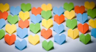 Как сделать сердце из оригами
