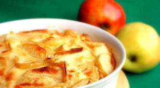 Как приготовить запеканку из макарон с творогом и яблоками?