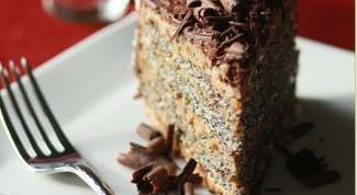 How to cook poppy seed cake with cream of boiled condensed milk