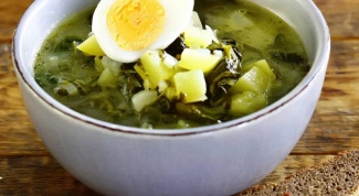 Супы из свежей зелени: зеленые щи