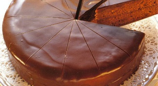 Шоколадный торт, испеченный без муки