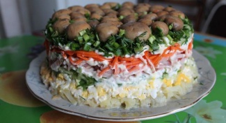 Готовим салат  «Грибная поляна»